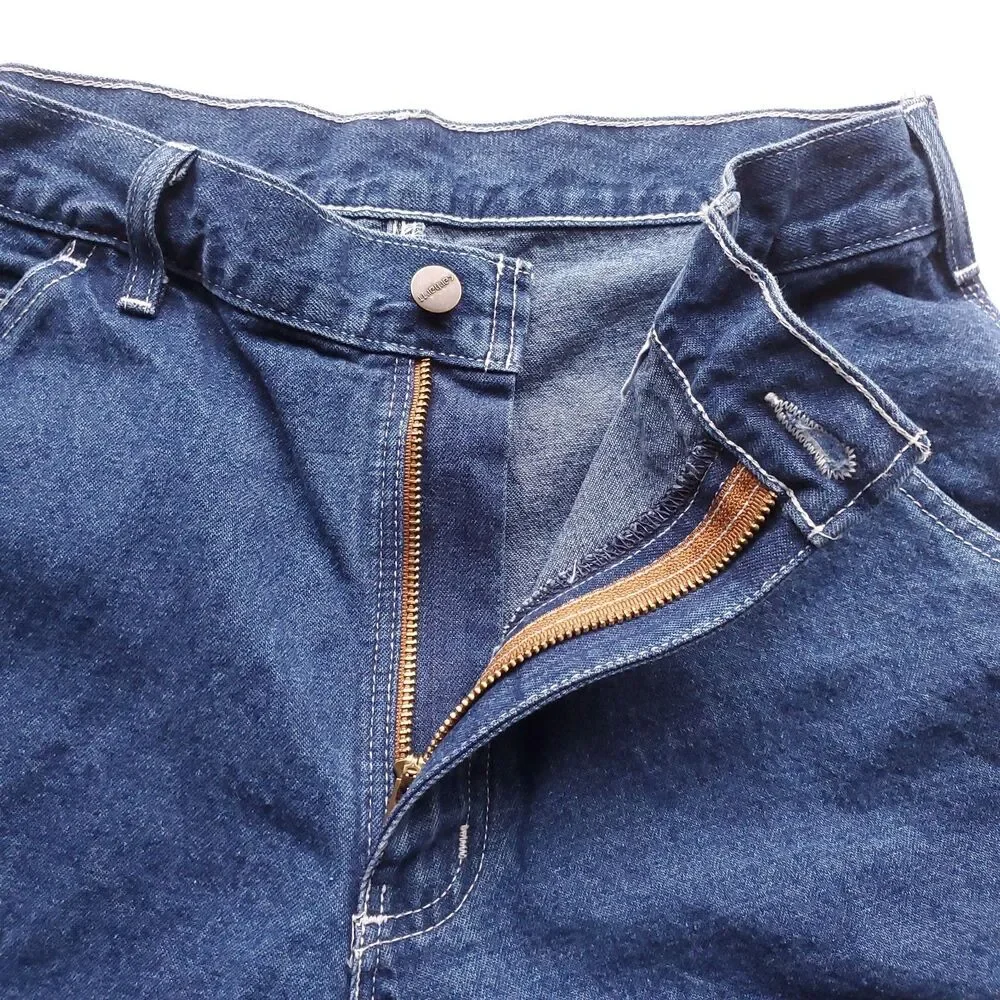 Carhartt B13 Painter Pants Fit 30 x 29 Blue Loose Fit Denim Carpenter Work Jeans - Picture 4 of 12